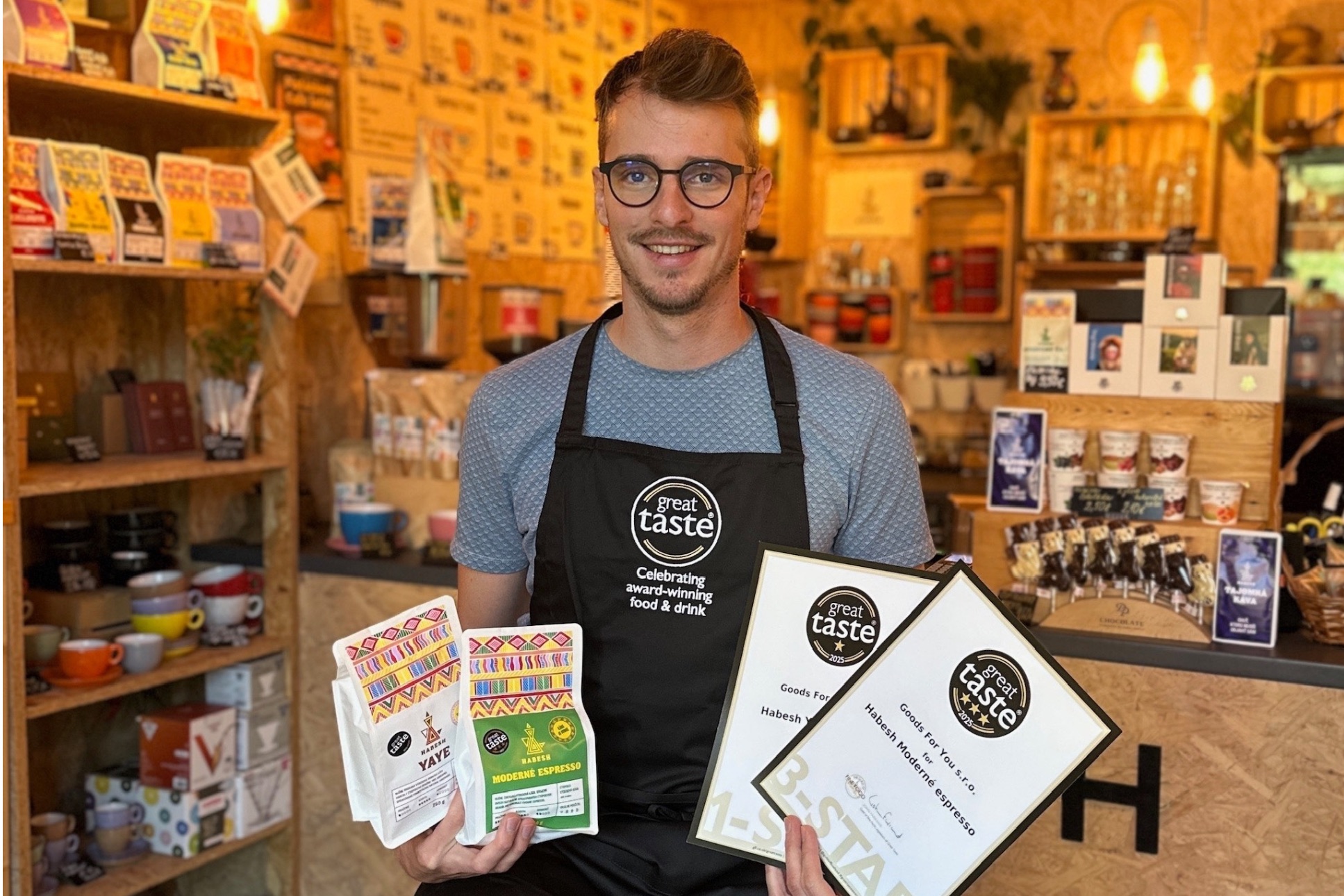 Habesh rozproudil v Žilině lásku k etiopské kávě