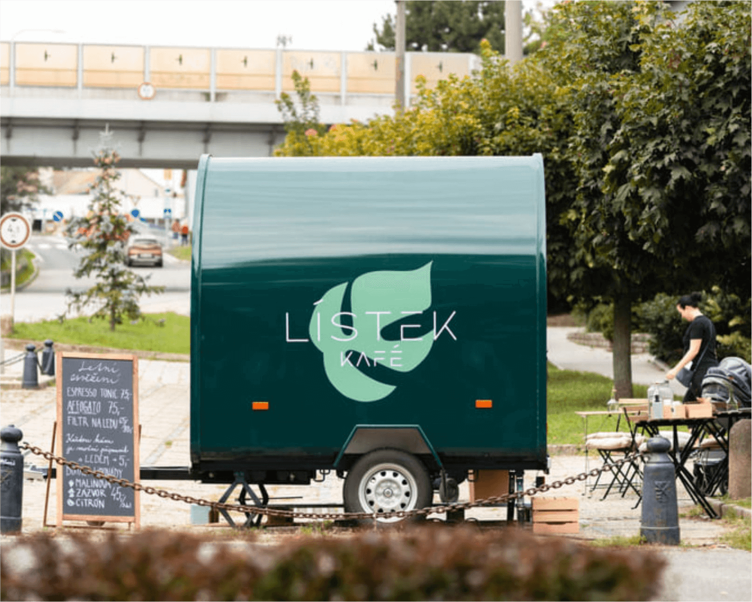 Coffee truck Lístek Kafé